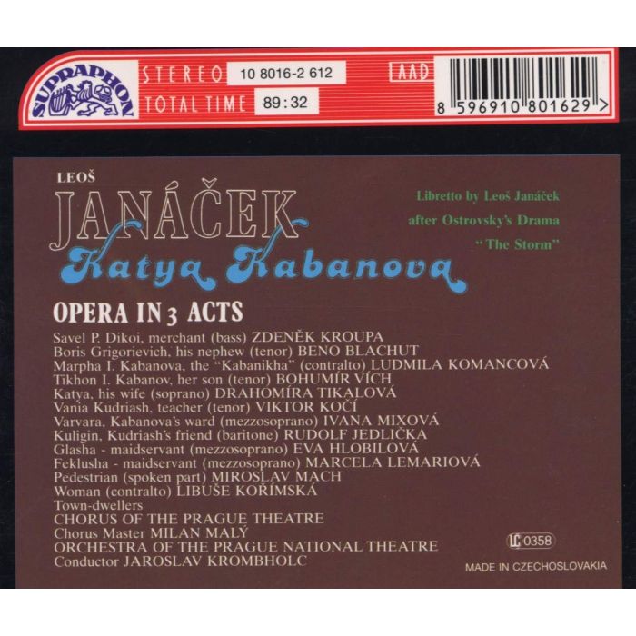 Janacek: Katya Kabanova / Krombholc - slide-1