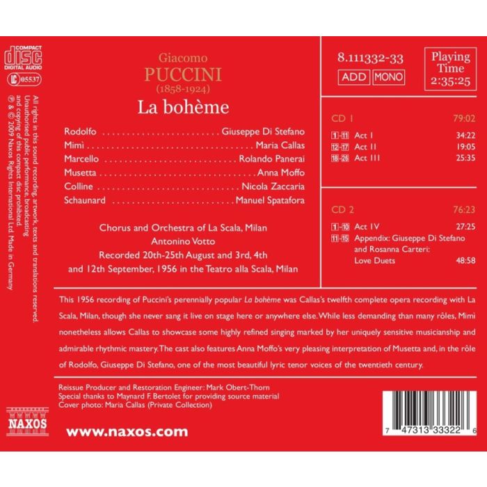 Puccini: La Boheme - 1956 Recordning - slide-1