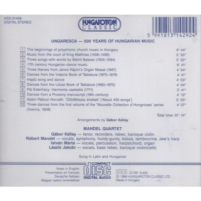 Ungaresca - 500 Years Of Hungarian Music - slide-1