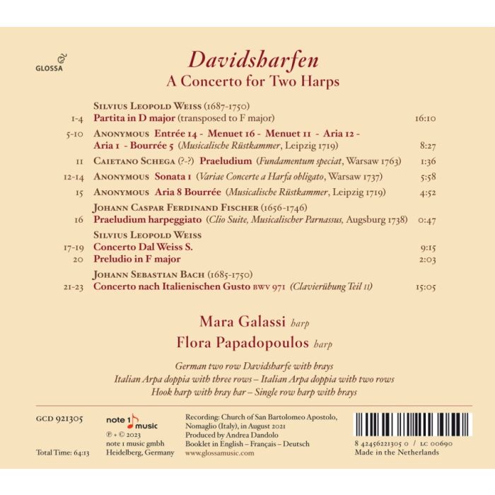Davidsharfen - A Concerto for Two Harps - slide-1