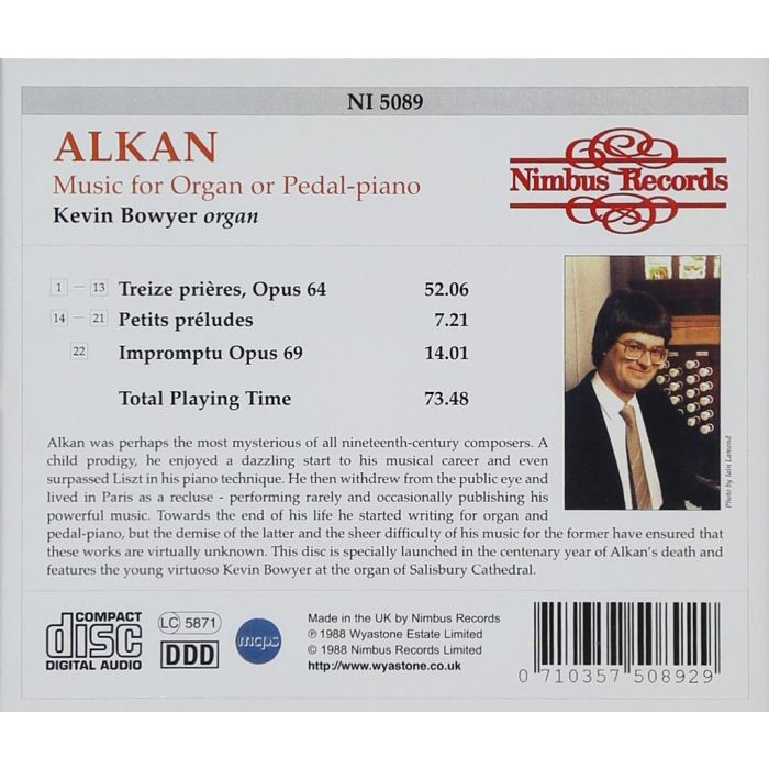 Alkan: Music For Organ Or Pedal-Piano - slide-1