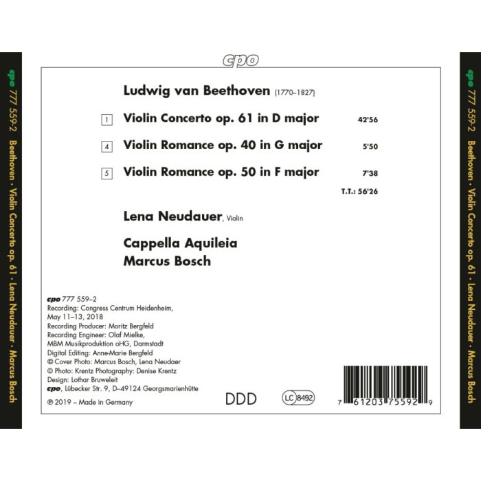 Beethoven: Violin Concerto; Romances - slide-1