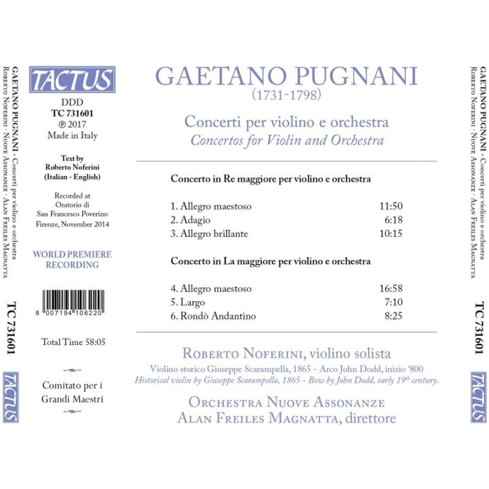 Pugnani: Violin Concertos - slide-1