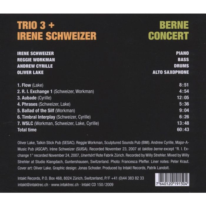 Trio3/Schweizer: Berne Concert - slide-1