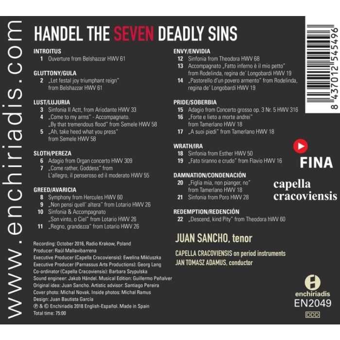 Handel: The Seven Deadly Sins - slide-1