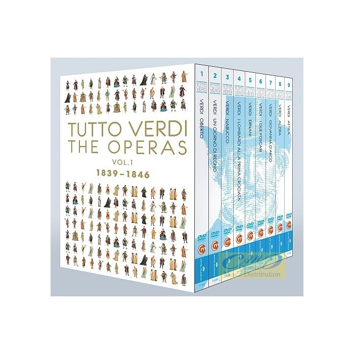 Tutto Verdi - The Operas Vol. 1, 1839-1846 Oberto, Un giorno di regno, Nabucco, I Lombardi, Ernani, I due Foscari, Giovanni d´Arco, Alzira, Attila