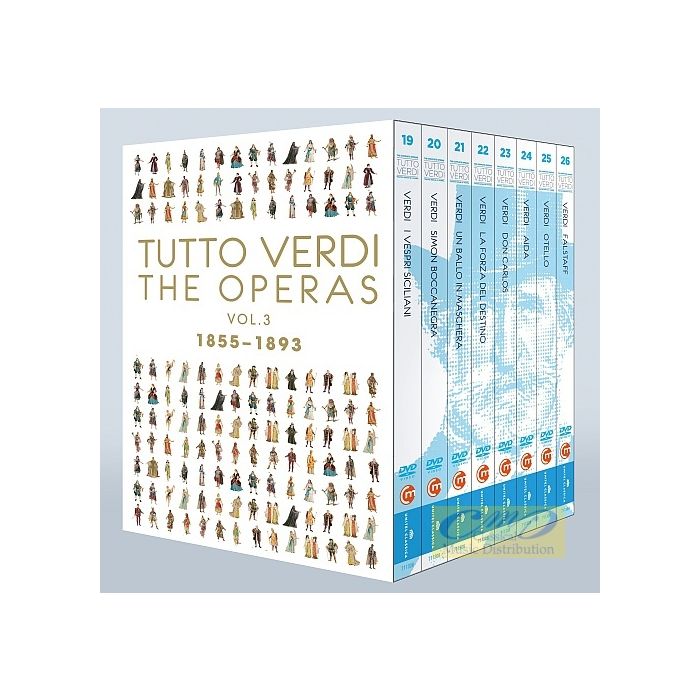 Tutto Verdi - The Operas Vol. 3, 1855-1893 I vespri siciliani, Simon Boccanegra, Un ballo in maschera, La forza del destino, Don Carlo, Aida, Otello, Falstaff