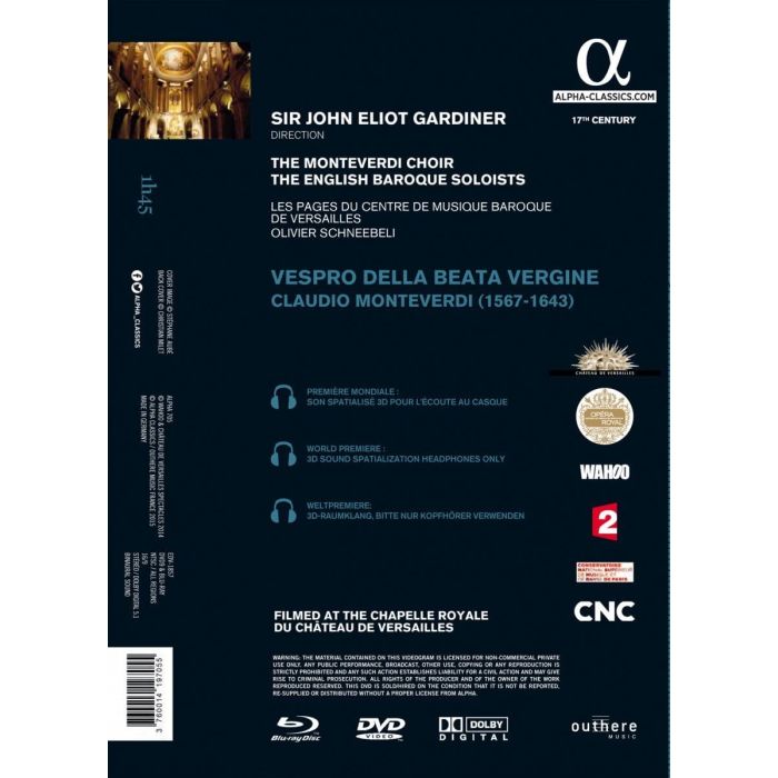 Monteverdi: Vespro della beata vergine - slide-1