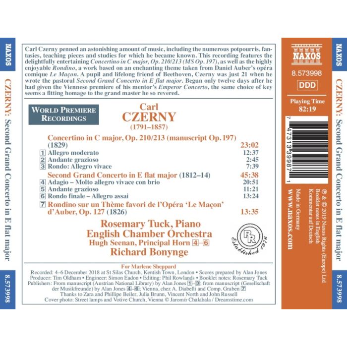 Czerny: Second Grand Concerto; Concertino; Rondino - slide-1