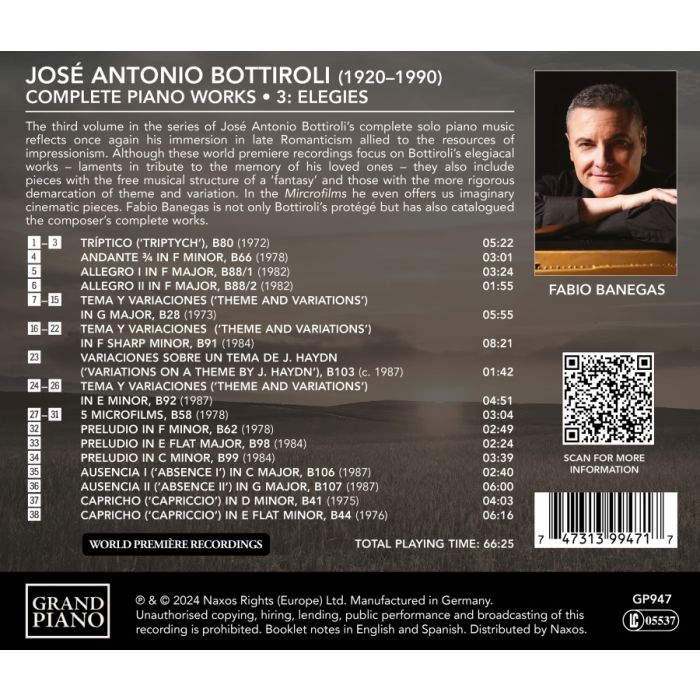 Bottiroli: Complete Piano Works Vol. 3 - slide-1