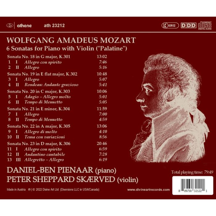 Mozart: Palatine Sonatas, K.301-306 - slide-1