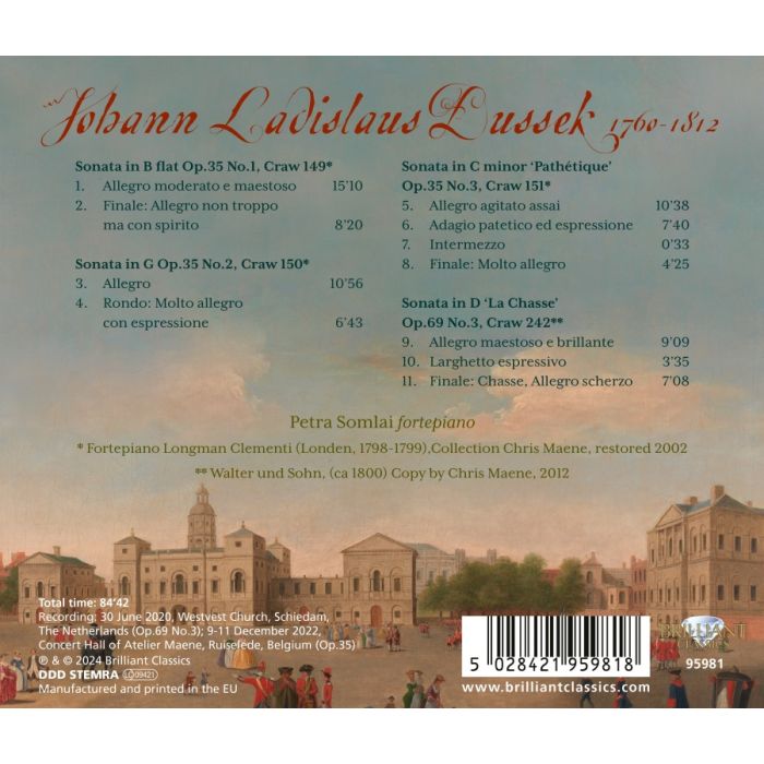 Dussek: Sonatas Vol. 10 - slide-1