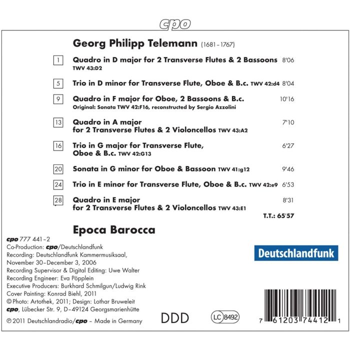 Telemann: Trios & Quartets - slide-1