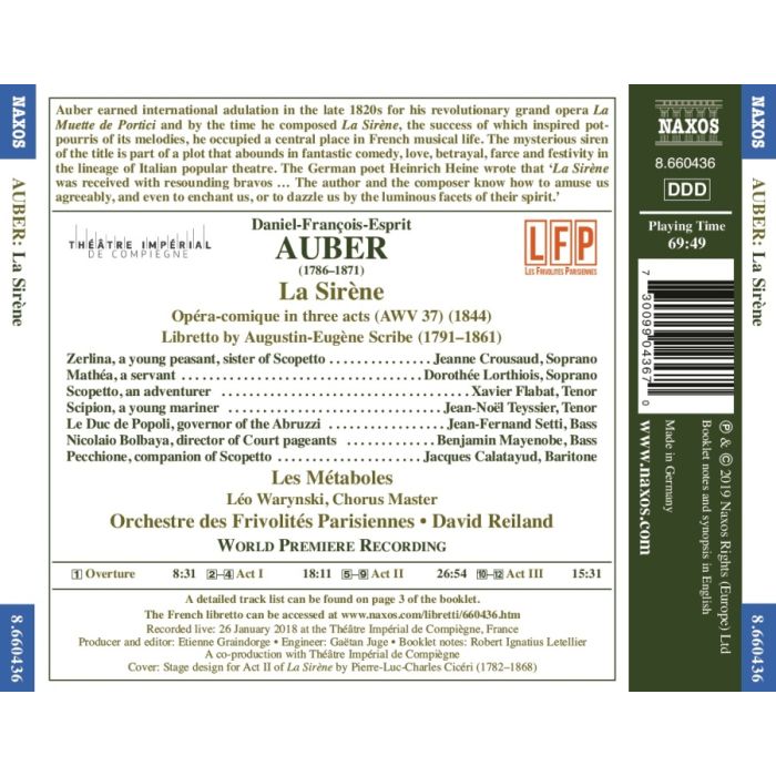 Auber: La Sirène - slide-1