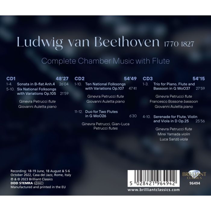 Beethoven: Complete Chamber Music with Flute - slide-1