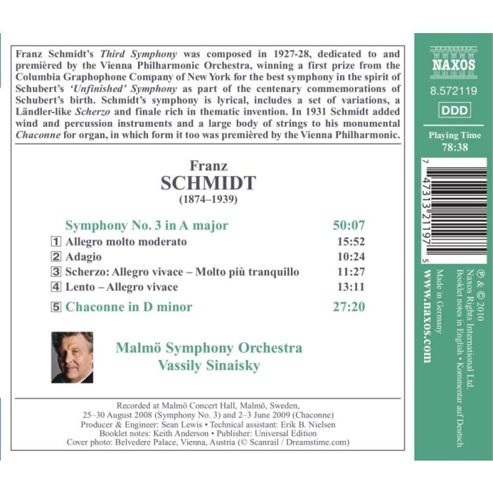 Schmidt: Symphony No. 3, Chaconne - slide-1