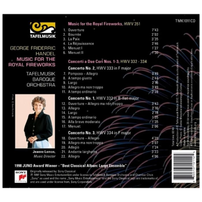 Handel: Music for the Royal Fireworks - slide-1