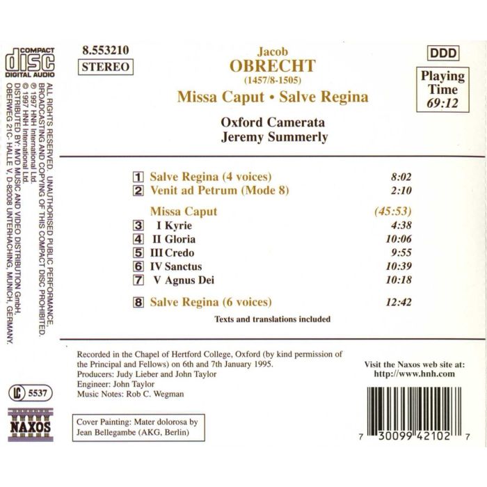 OBRECHT: Missa Caput - slide-1