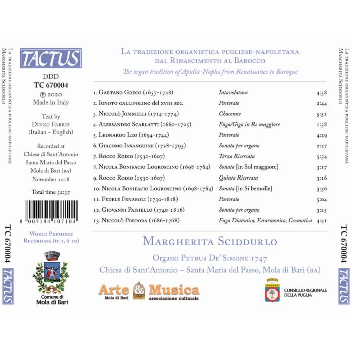 The organ tradition of Apulia-Naples from Renaissance to Baroque - slide-1