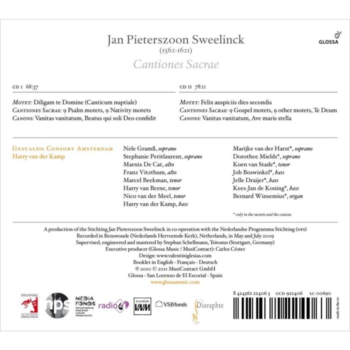 Sweelinck: Cantiones Sacrae - slide-1