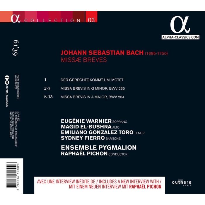 Bach: Missae Reeves BWV 234 & 235 - slide-1