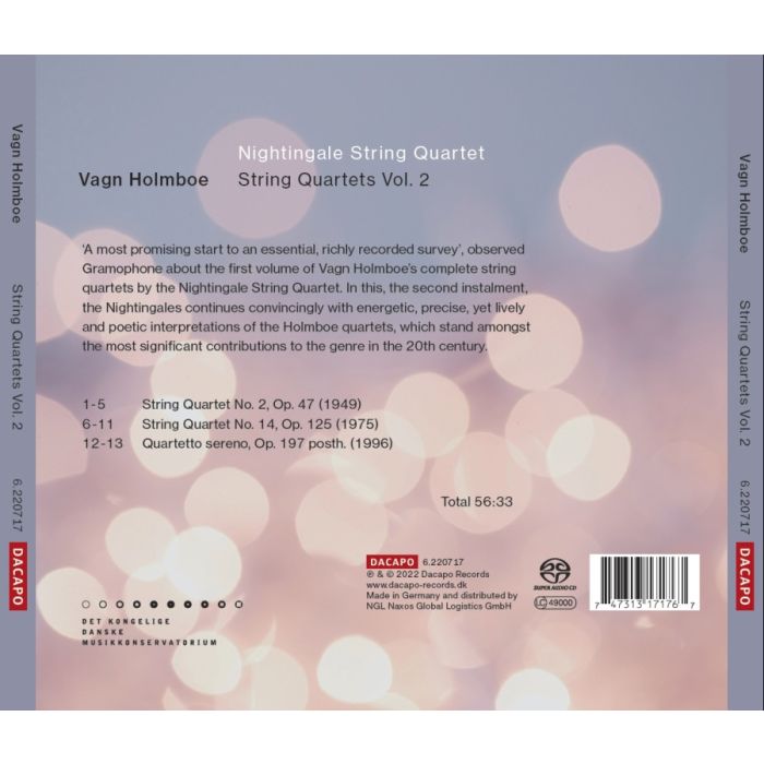 Holmboe: String Quartets Vol. 2 - slide-1