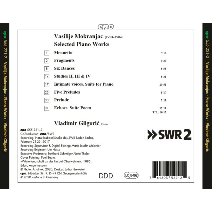 Mokranjac: Piano Works - slide-1