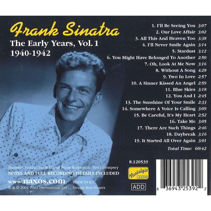 FRANK SINATRA: The Early Years vol. 1 - slide-1