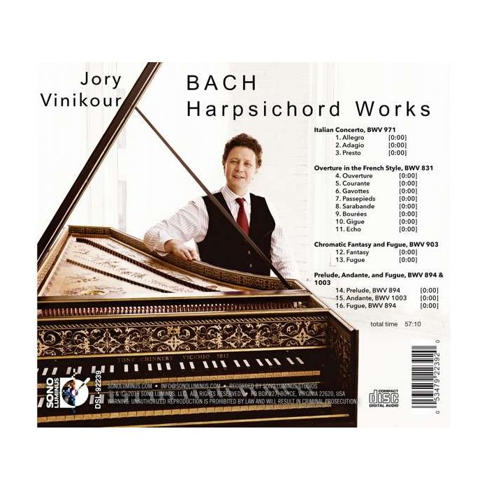 Bach: Harpsichord works - slide-1