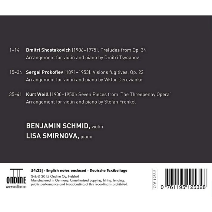 Shostakovich: Preludes from Op. 34 Prokofiev: Visions fugitives - slide-1