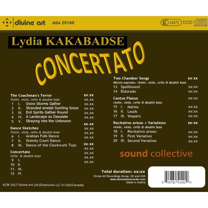 Concertato - chamber music by Lydia Kakabadse - slide-1