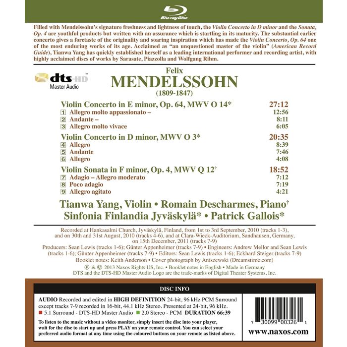 MENDELSSOHN: Violin Concertos - slide-1