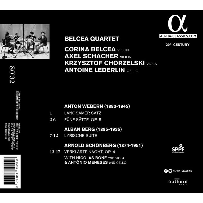 BERG/ ; Schönberg/ Webern: Chamber Music - slide-1