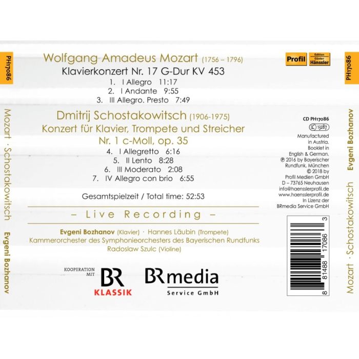Shostakovich & Mozart: Piano Concertos - slide-1
