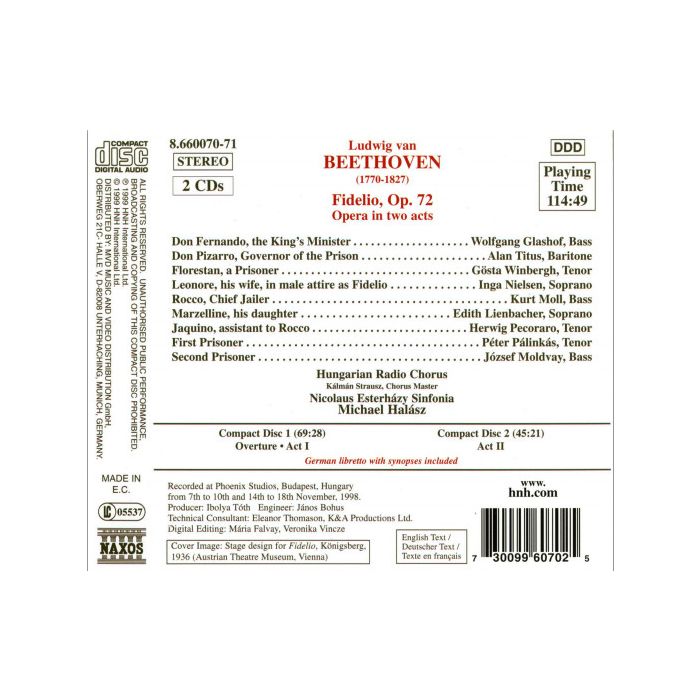 BEETHOVEN: Fidelio - slide-1
