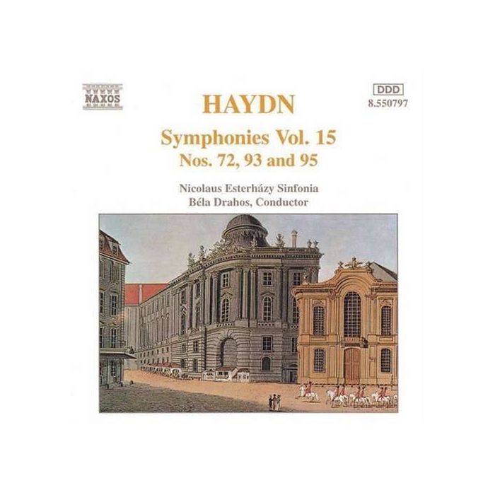 Haydn: Symphonies Nos. 72, 93, 95 (vol. 15)