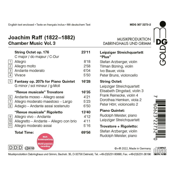 Raff: Chamber Music Vol. 3 - slide-1