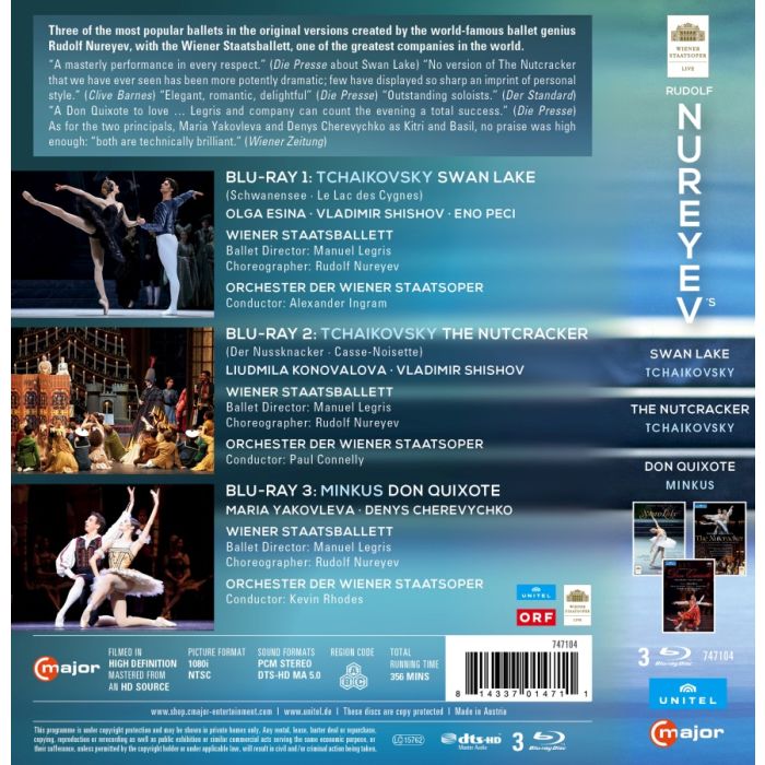The Nureyev Box - Swan Lake, The Nutcracker, Don Quixote - slide-1