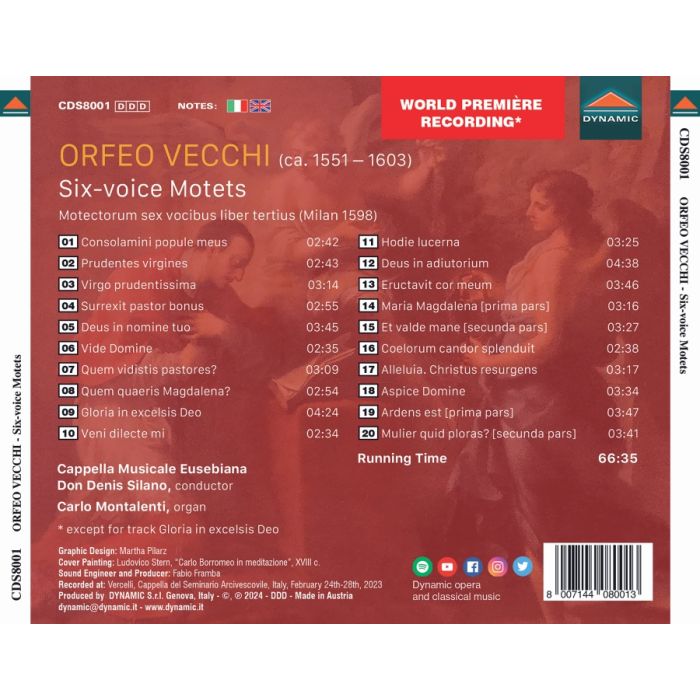 Vecchi: Six-Voice Motets - slide-1