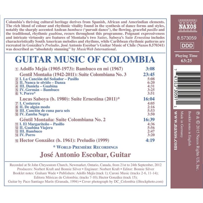 Guitar Music of Colombia: Mejía - slide-1