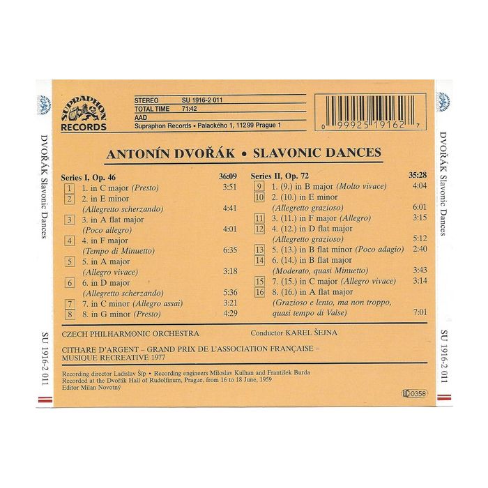 Dvorak: Slavonic Dances / Šejna - slide-1