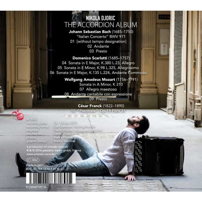 The Accordion Album – Bach, Scarlatti, Mozart, Franck, - slide-1