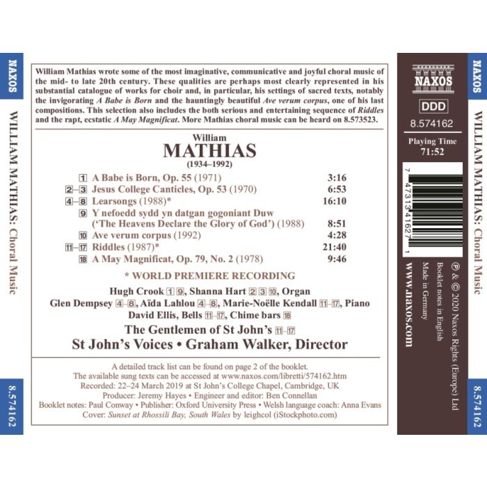 Mathias: Choral Music - slide-1