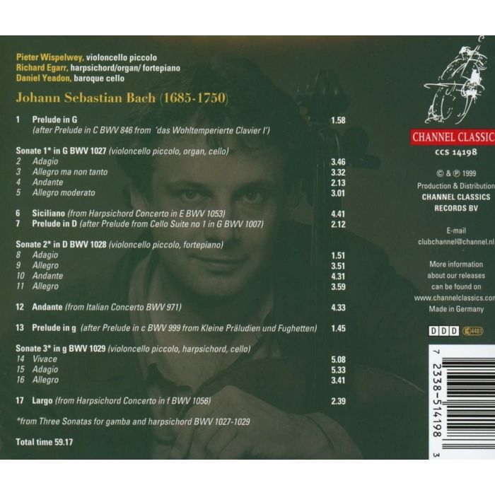Bach: Cello sonatas BWV 1027-1029 - slide-1