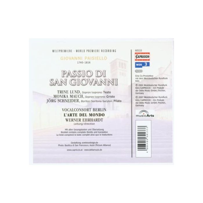 Paisiello: Passio di san Giovanni  (St John Passion) - slide-1