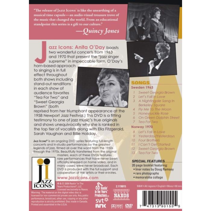 Jazz Icons: Anita O’Day Live in ’63 & ’70 - slide-1