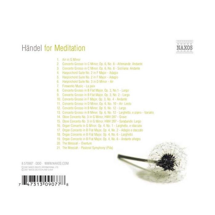 HANDEL FOR MEDITATION - slide-1