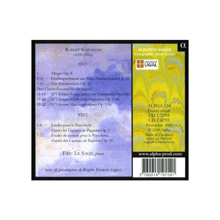 SCHUMANN: Klavierwerke & Kammermusik – VIII - slide-1
