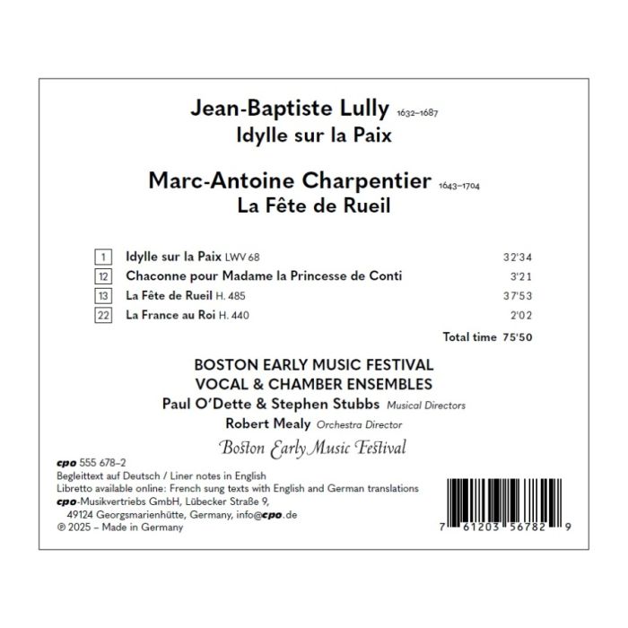 Lully: Idylle sur la paix / Charpentier: La Fête de Rueil - slide-1
