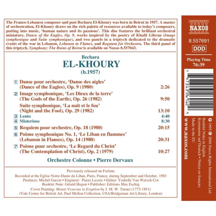 EL-KHOURY: Orchestral Works - slide-1